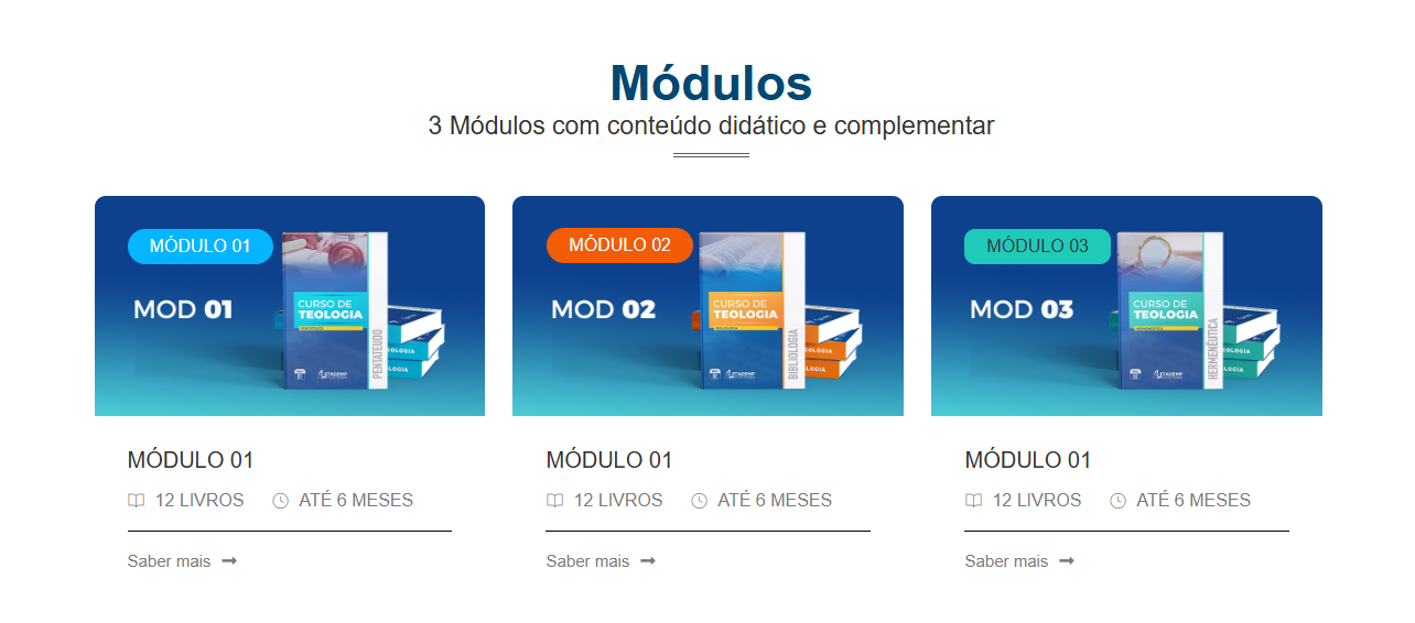 Livros do Módulo 2