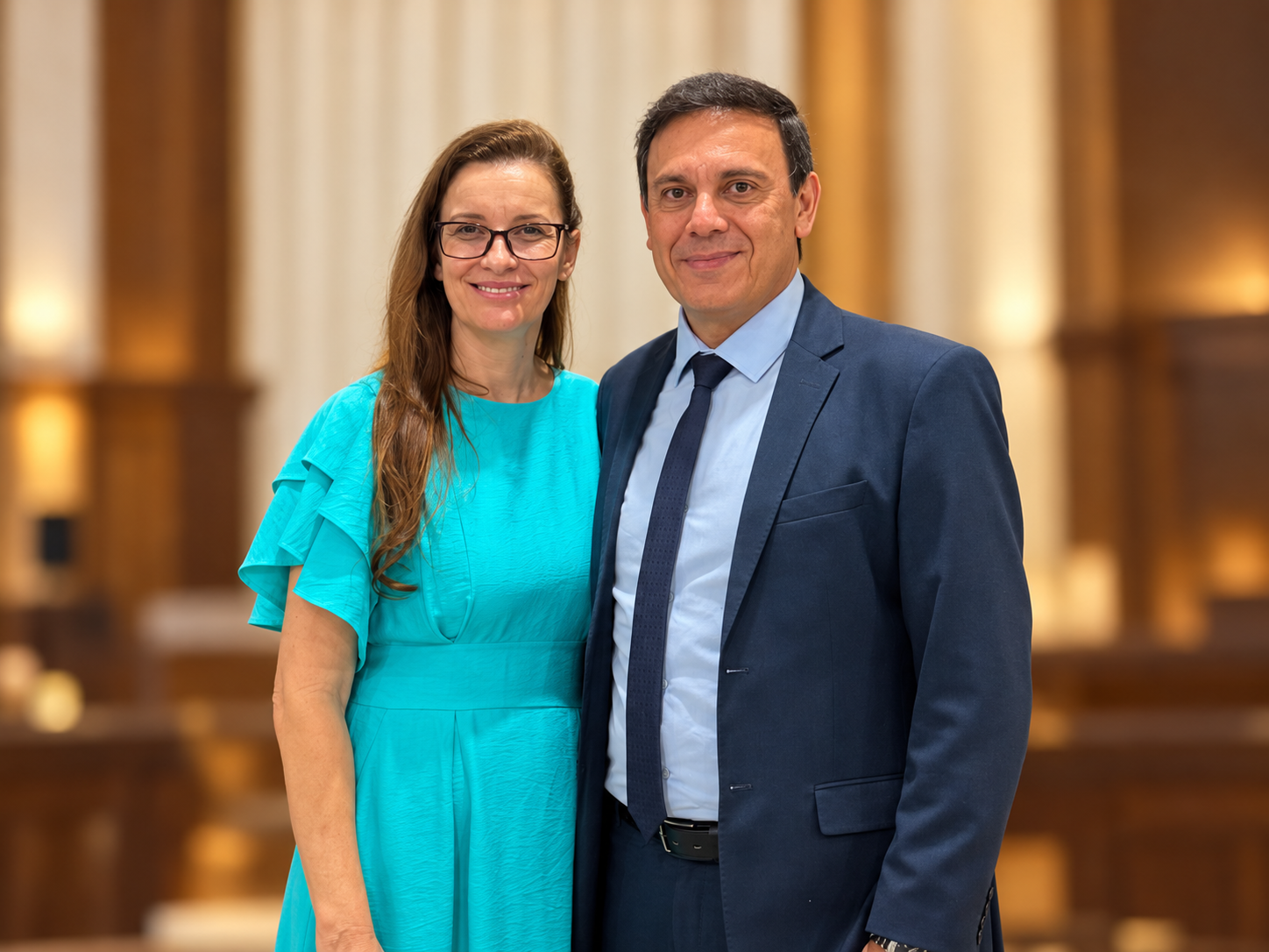 Pastor Moisés e esposa